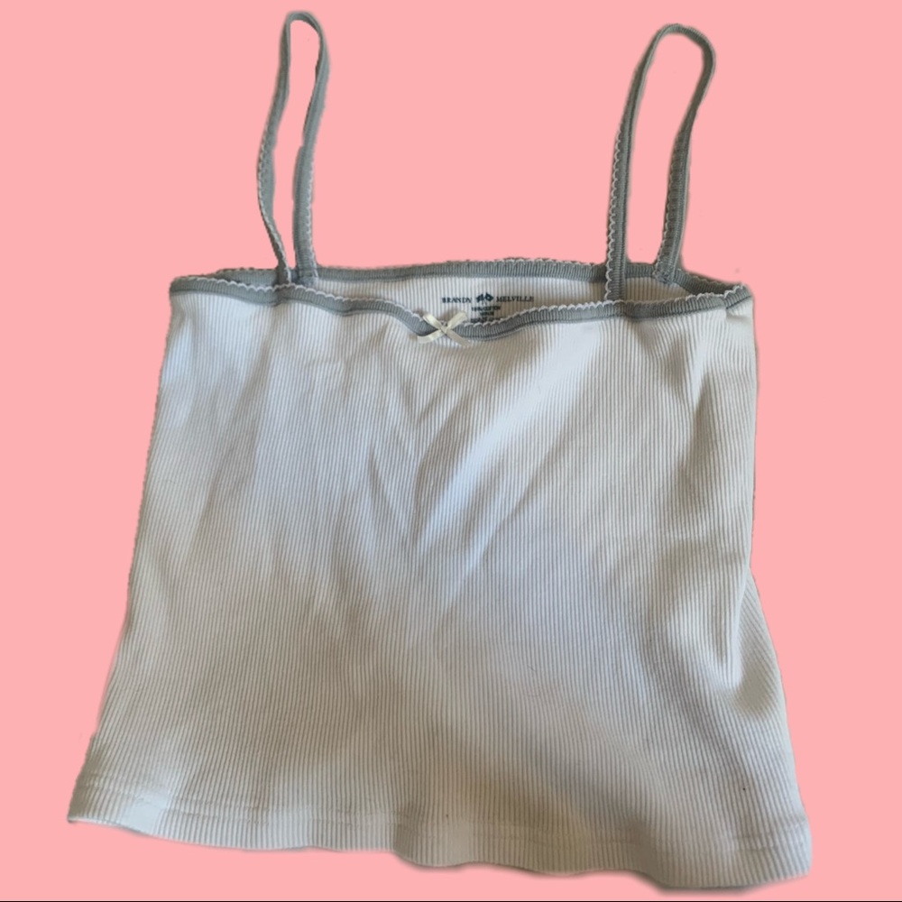 brandy melville faye bow tank